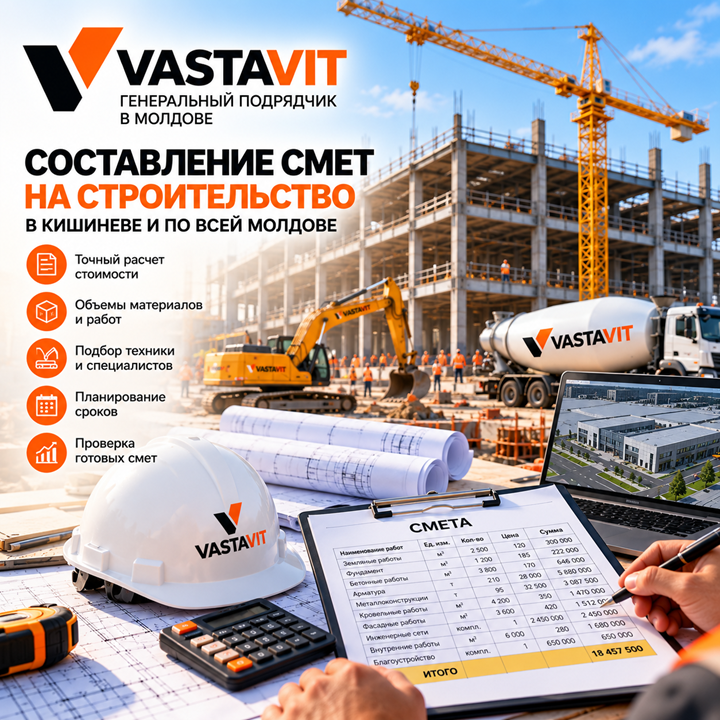 Составление смет на строительство в Кишиневе — расчет стоимости | Vastavit Составление смет на строительство в Кишиневе — расчет стоимости | Vastavit